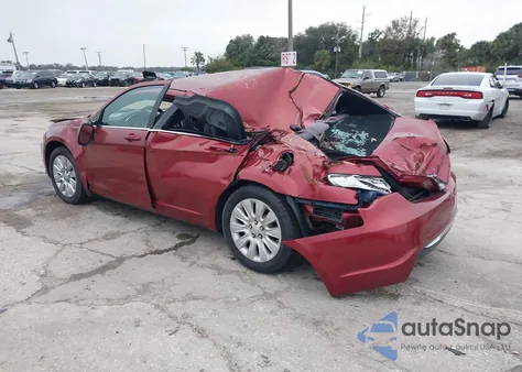 2013 Chrysler 200 Lx из США, поврежденный, VIN 1C3CCBAB4DN561783